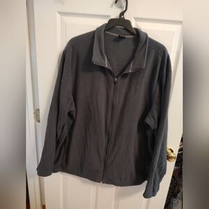 Men's Gray Full-Zip Jacket